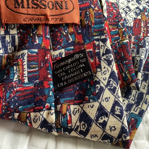 MISSONI SILK TIE - Picture 10 of 10